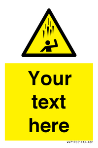 Custom Falling Ice sign